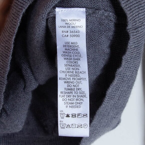 Calvin Klein Extra Fine Merino Wool Sweater Sz XXL - Picture 5 of 7